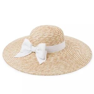 JANIE & JACK NWT Size 12-24M Girls Natural Straw Hat